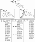 Crankshaft Diagram and Parts List for  Briggs and Stratton Engine